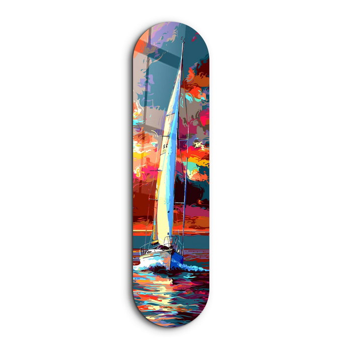 Wallity Sailing Boat Painting 1 - Pintura Decorativa de Vidrio Templado Wallity Sailing Boat Painting 1 - Pintura Decorativa de Vidrio Templado
